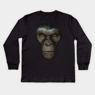 Caesar Ape Kids Long Sleeve T-Shirt